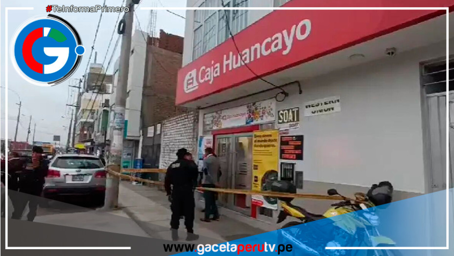 SMP: delincuentes vestidos de policías roban caja financiera y dejan herida a trabajadora