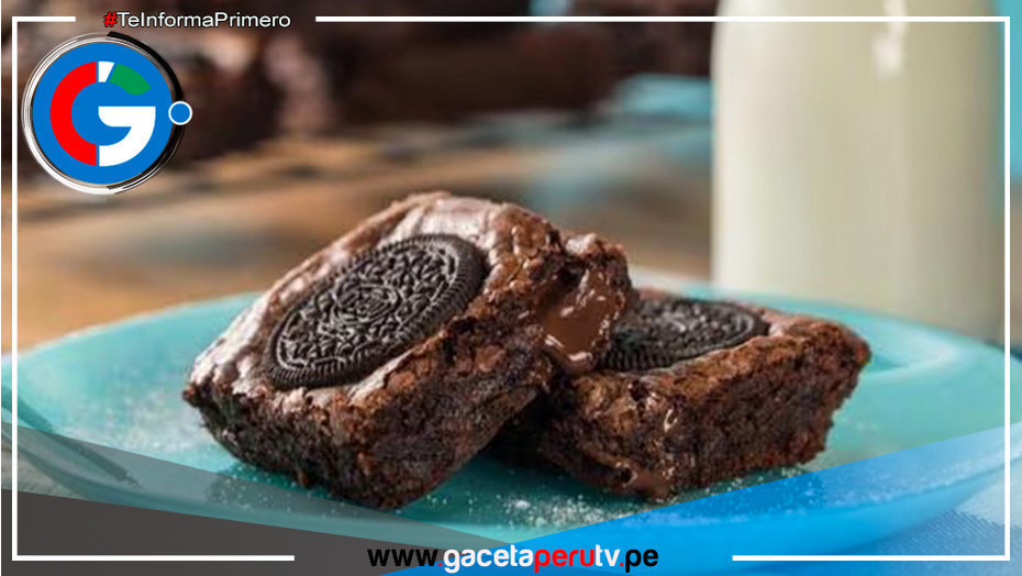 Prepara unos ricos brownies de oreo