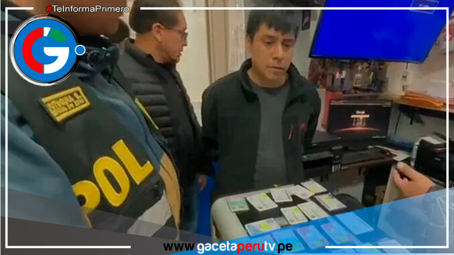 SJM: Detienen a banda dedicada a la falsificación de documentos de identidad