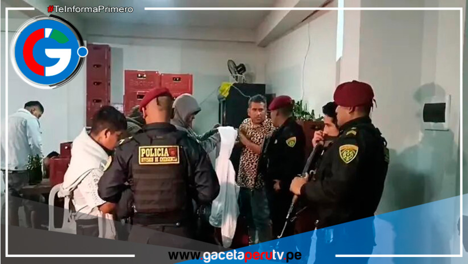  Policías intervienen discoteca en Comas y hallan armas de fuego