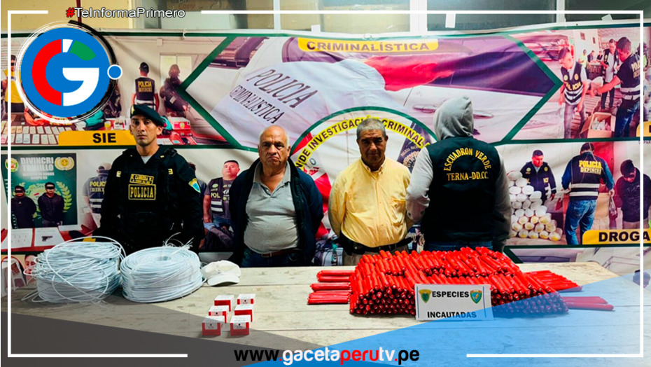 Trujillo: Incautan más de 500 cartuchos de dinamita a dos adultos mayores
