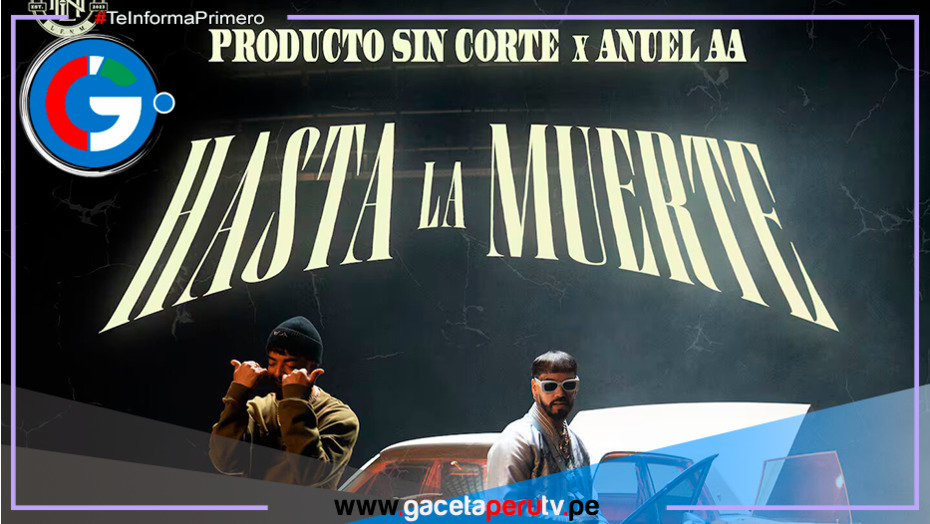 Colaboración de Anuel AA y Sin Corte llega al segundo lugar a nivel global