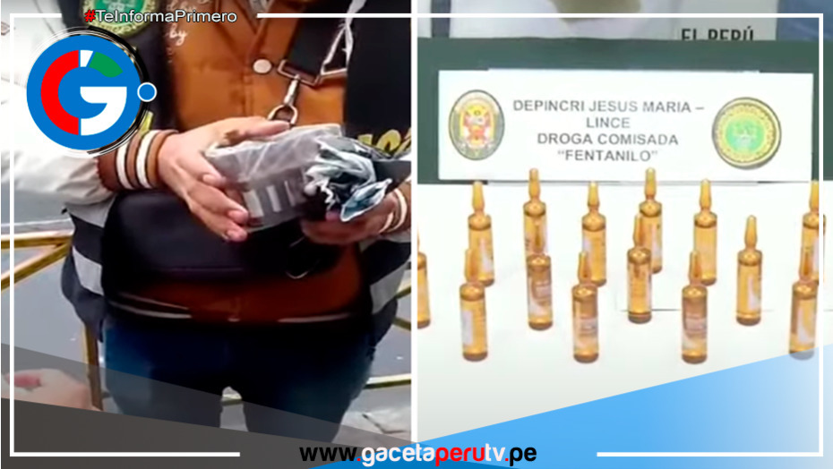Detienen a sujeto que vendía fentanilo en Cercado de Lima
