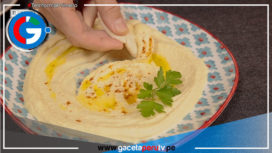 Prepara un rico hummus de garbanzo