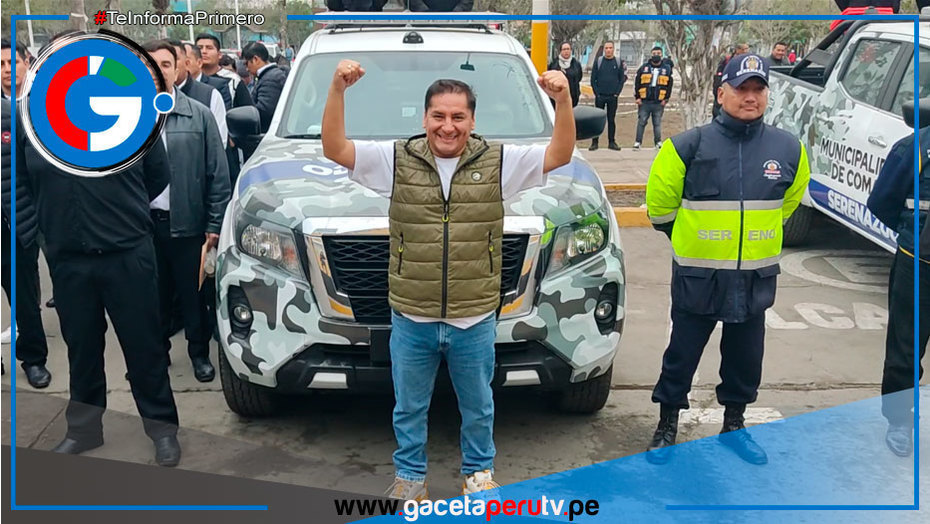 Ulises Villegas presenta 40 nuevas camionetas para reforzar la seguridad en Comas