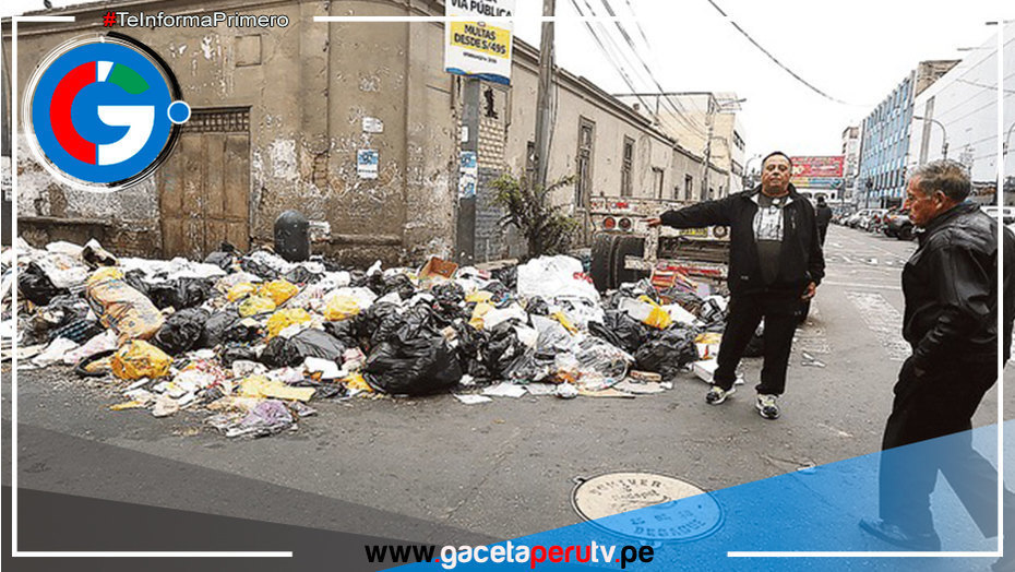 Calles sucias tras despido de trabajadores de limpieza