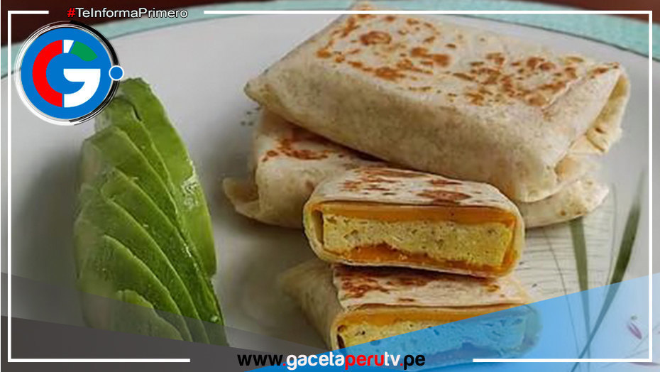 Aprende a cocinar unos deliciosos burritos de huevo y queso