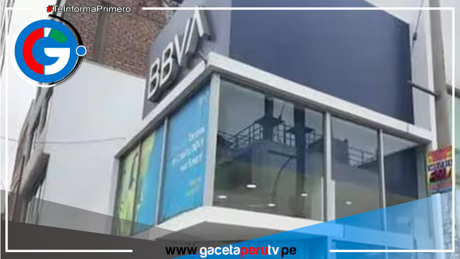 Asaltan banco en Los Olivos