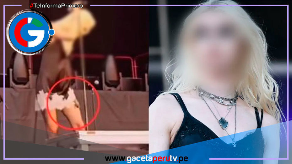 Taylor Momsen atacada por un murciélago durante su presentación con The Pretty Reckless