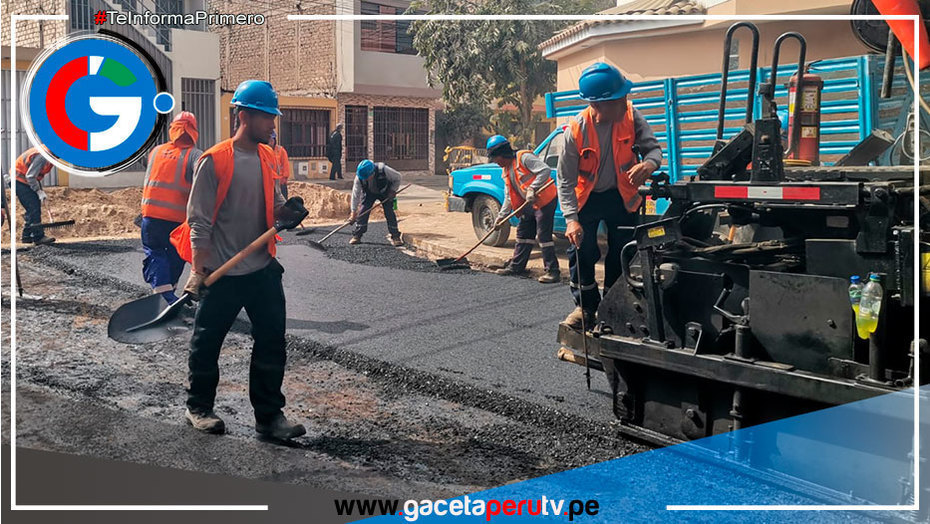 Inician colocación de asfalto en Chacra Cerro - Comas