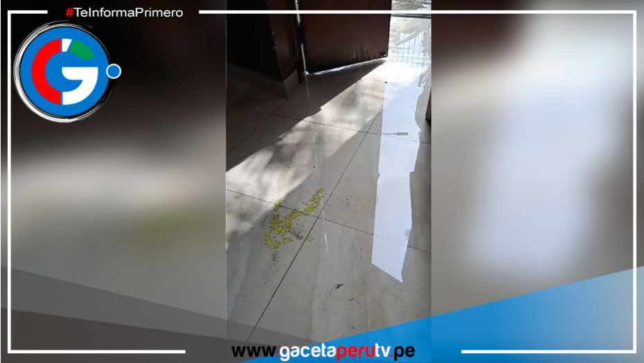 Inundación en Parroquia Jesús Resucitado Causa Pérdidas de S/10,000 mil soles