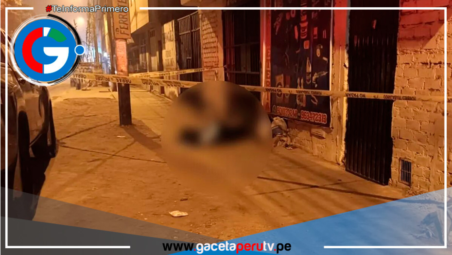 Sicarios asesinan a hombre a pocos metros de su vivienda