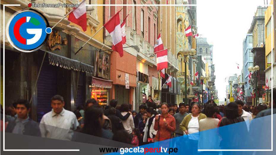Desde hoy lunes 15 es obligatorio embanderamiento en el Cercado de Lima 