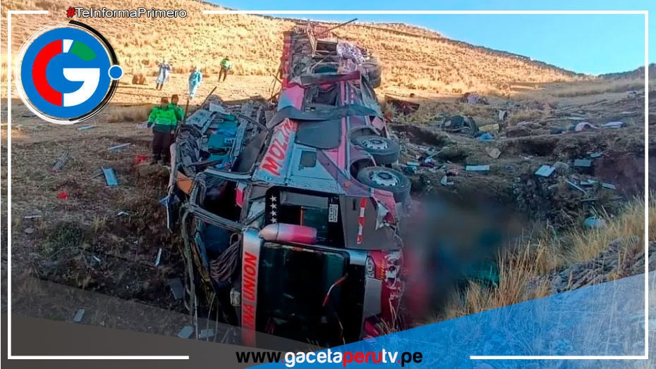 Accidente de bus en Ayacucho deja 26 muertos y varios heridos