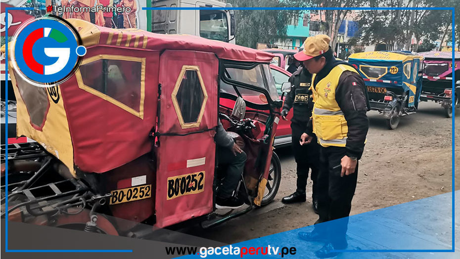 Comas inicia operativos contra mototaxistas por invasión de veredas