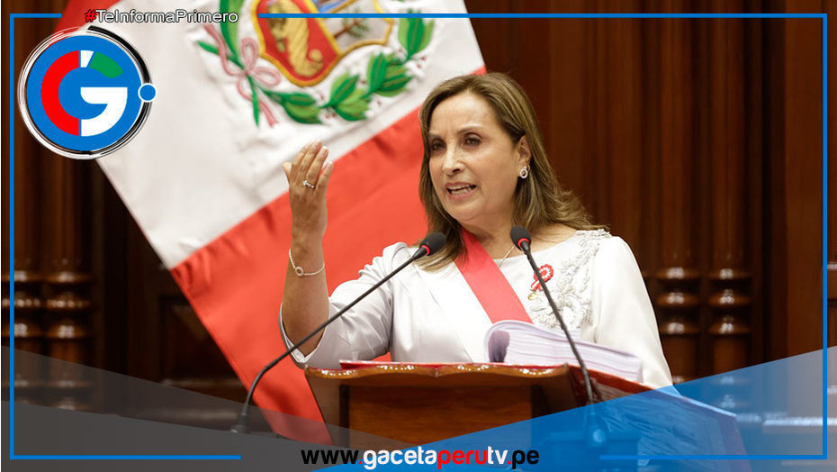 Dina Boluarte Presenta Avances y Desafíos en su Mensaje a la Nación