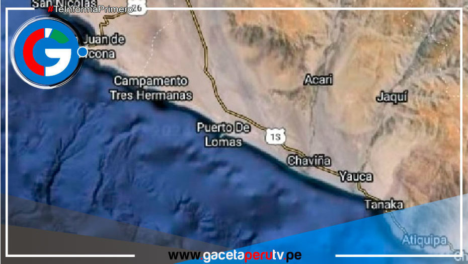 Arequipa: Lomas soporta sismo de magnitud 5.5, el cuarto en lo que va del día 