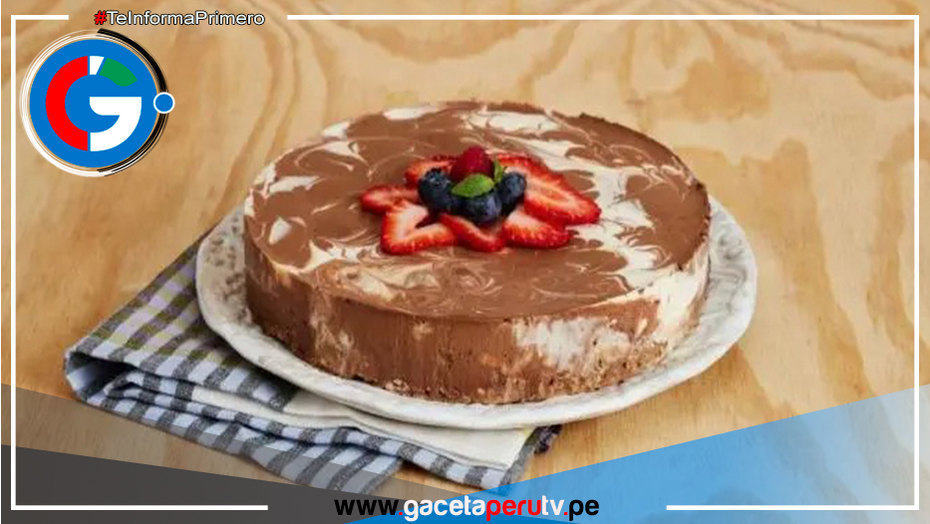 Cocina una rico Cheesecake Marmoleado