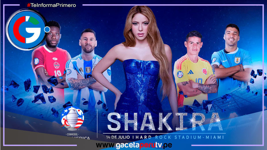 Shakira brillará en el show de medio tiempo de la final de la Copa América 2024