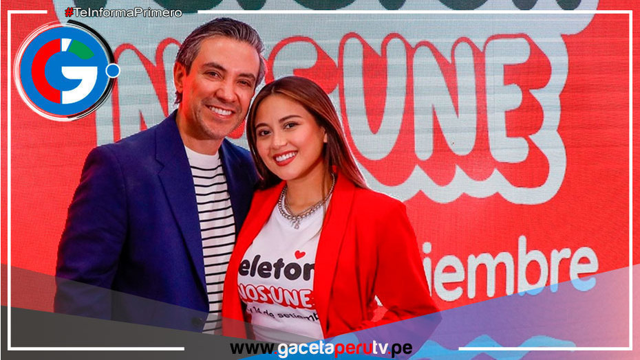 Amy Gutiérrez y Álvaro Rod juntos en el himno Teletón 2024 