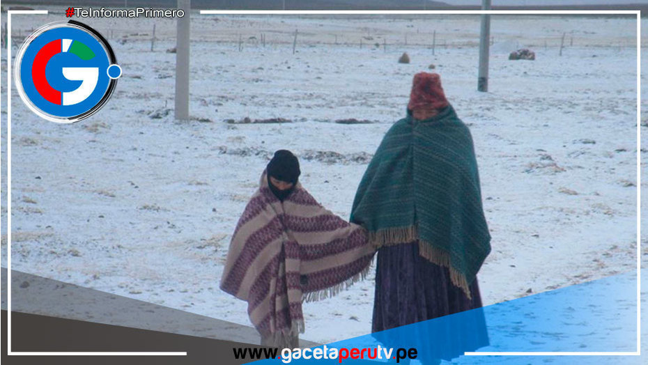Temperatura nocturna en zonas altoandinas bajará a -14°C desde hoy 