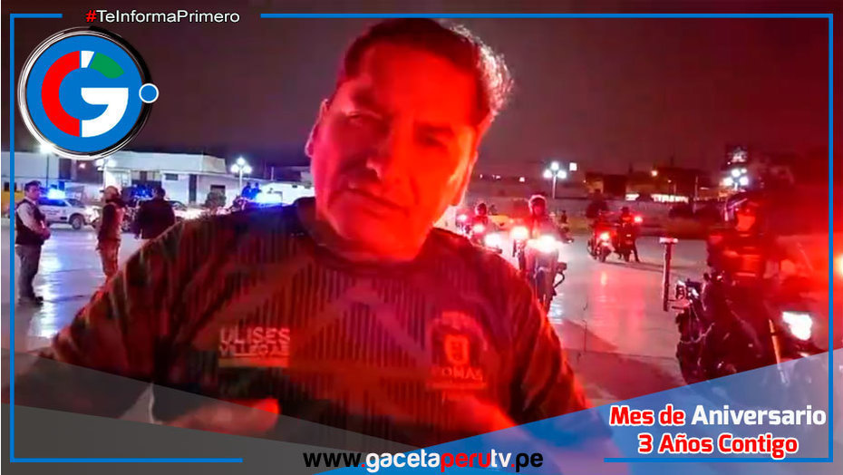 Alcalde de Comas moviliza a dos mil policías para seguridad