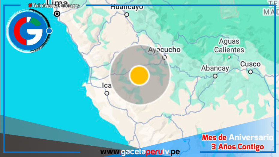 Sismo de magnitud 5.0 alarma a población en Huancavelica