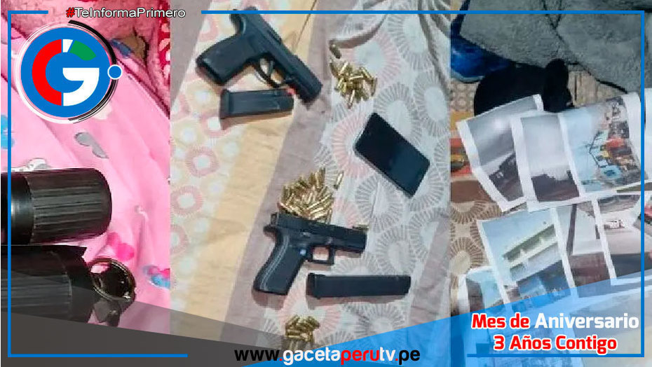 Policía captura a banda con granadas y pistolas en Comas