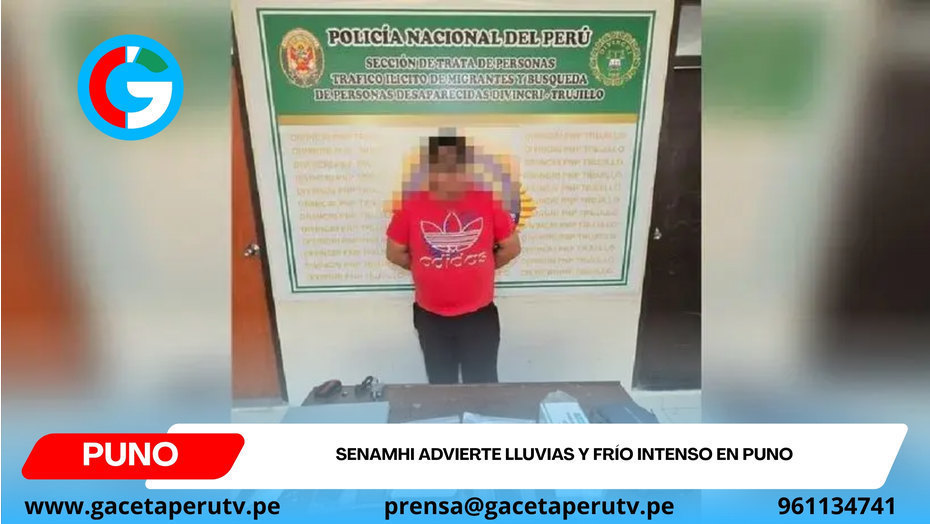 Cae impostor que captaba menores en Trujillo