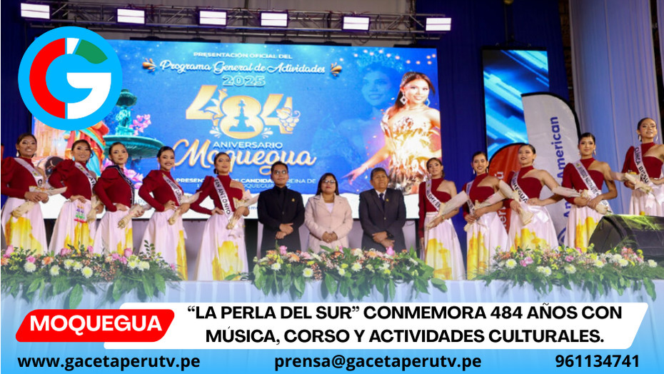  “La Perla del Sur” conmemora 484 años con música, corso y actividades culturales.