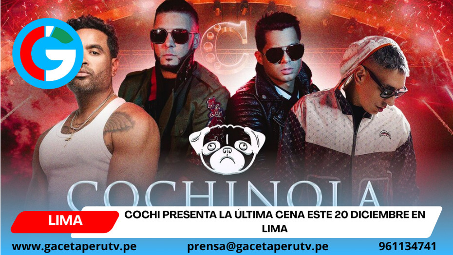 Cochi presenta La última cena este 20 diciembre en Lima