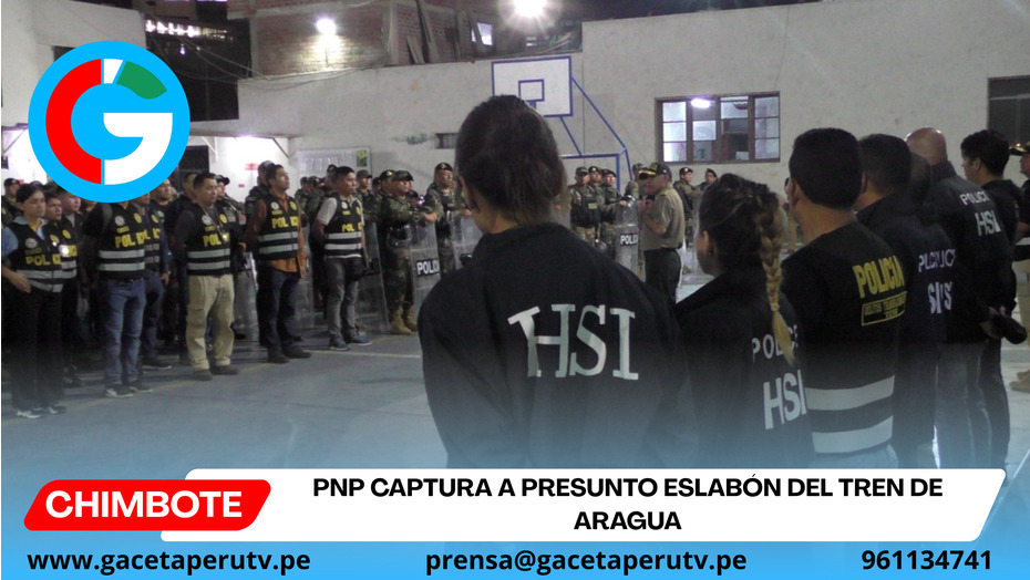 PNP captura a presunto eslabón del Tren de Aragua