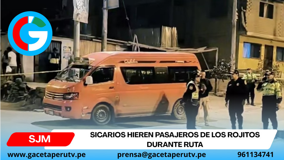 Sicarios hieren pasajeros de Los Rojitos durante ruta