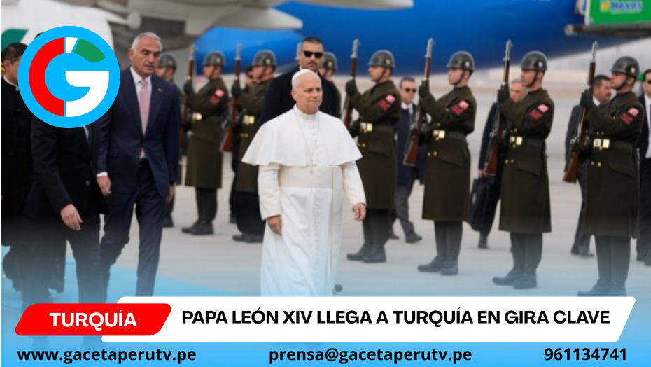 Papa León XIV llega a Turquía en gira clave