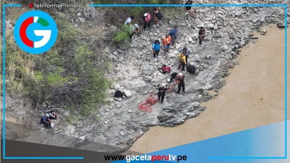 Camioneta cae al río Marañón dejando dos personas aún desaparecidas