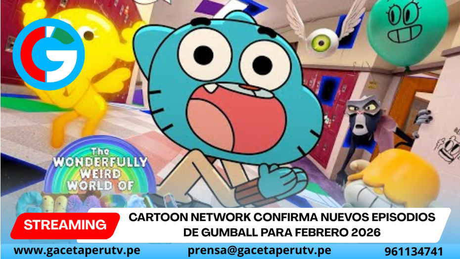 Cartoon network trae nuevos episodios de ‘El maravillosamente extraño mundo de Gumball’en febrero de 2026