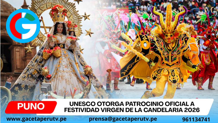 Unesco otorga patrocinio oficial a Festividad Virgen de la Candelaria 2026