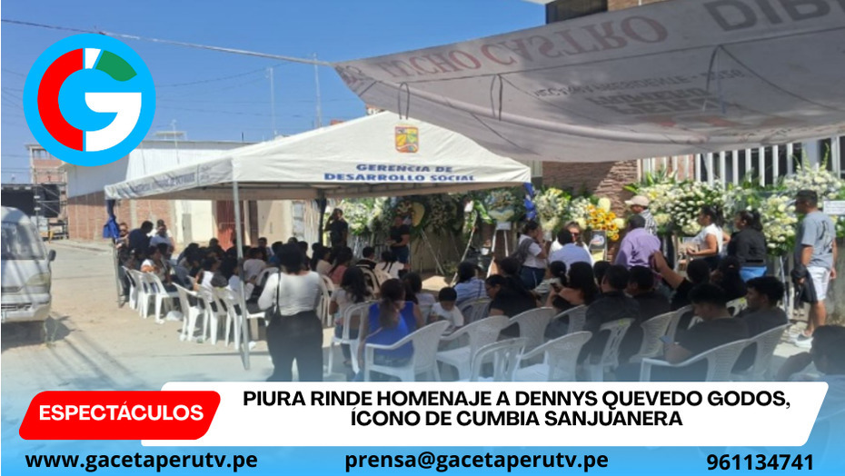 Piura rinde homenaje a Dennys Quevedo Godos, ícono de cumbia sanjuanera