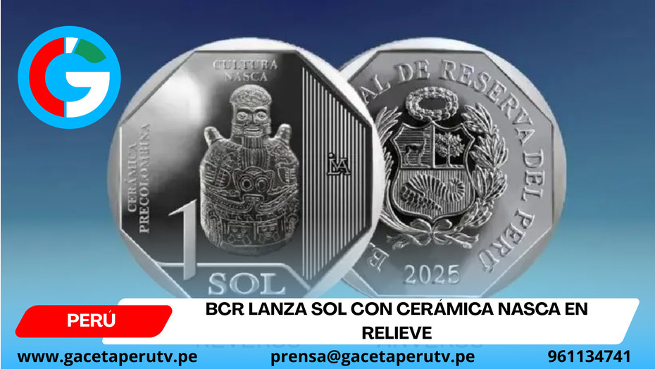 BCR lanza sol con cerámica Nasca en relieve
