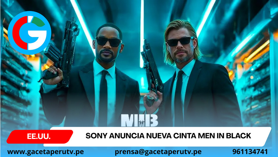 Sony anuncia nueva cinta Hombres de Negro