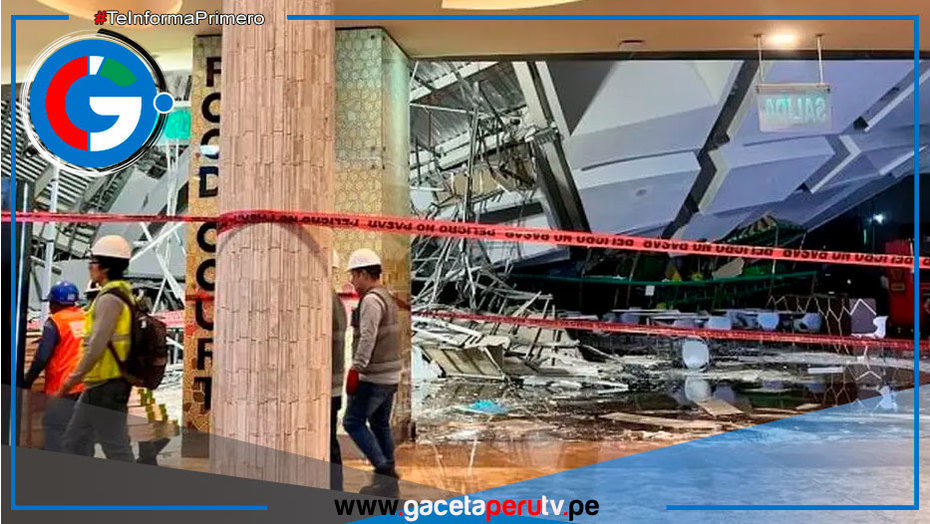 Derrumbe en Real Plaza Trujillo deja hasta el momento cuatro muertos y 78 heridos