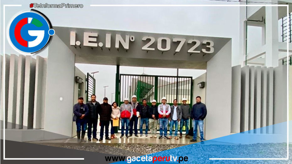 Entregan nuevo colegio al centro poblado Quispe en provincia de Yauyos 
