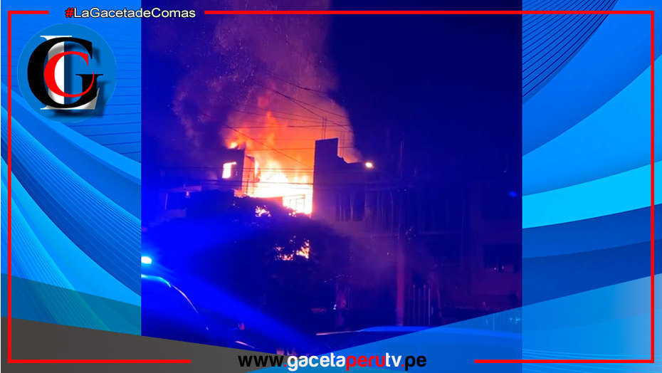 Cinco familias pierden todo en incendio de vivienda multifamiliar en Comas