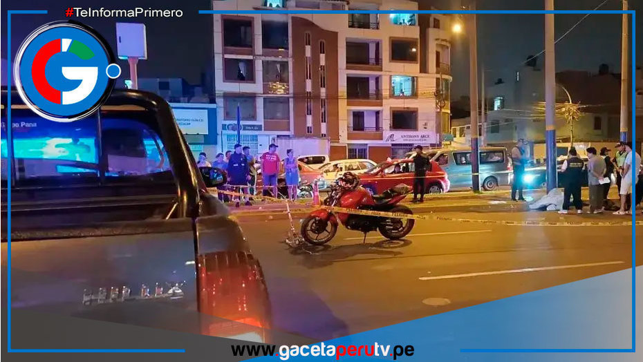 Choque entre motocicleta y scooter deja un muerto y un herido en Los Olivos