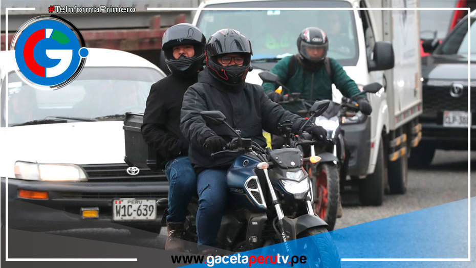 Motocicletas solo podrán circular con su conductor, sin ningún acompañante 