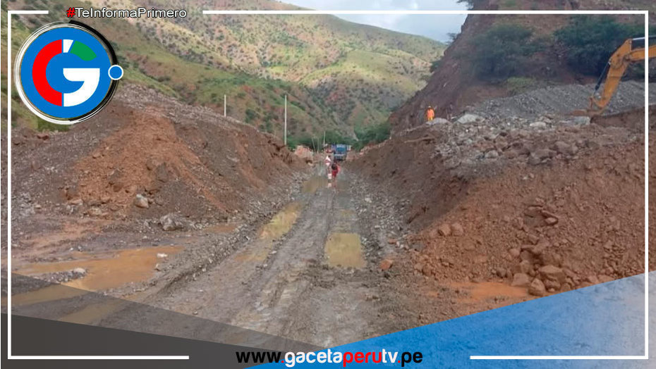 Activación de quebradas interrumpe tránsito en vía Chiclayo-Jaén 