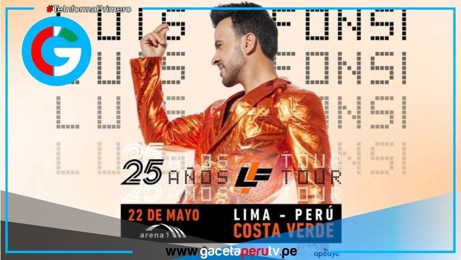 Luis Fonsi cantará en Lima sus éxitos de toda su carrera 