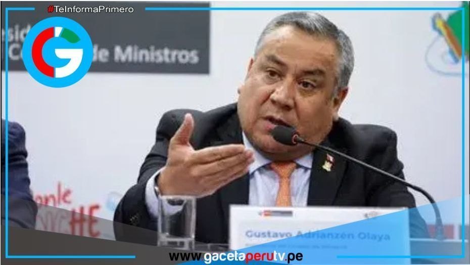  Adrianzén admite disposición a renunciar frente a creciente presión política 