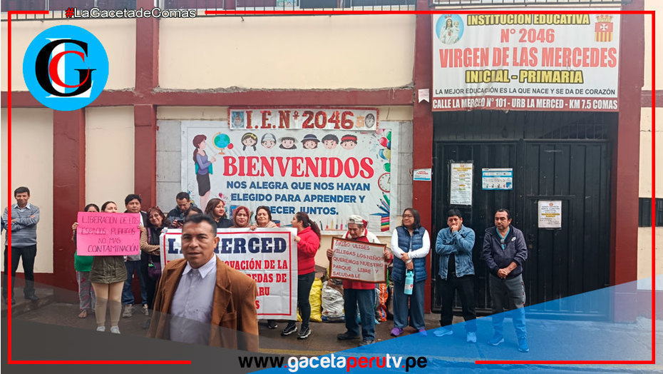Padres protestan en Comas por hospital frente a colegio, impiden evacuación en caso de sismo