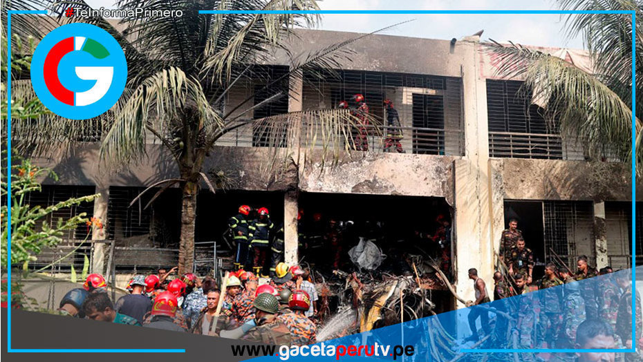 Avión militar F‑7 BGI cae sobre colegio y deja decenas muertos